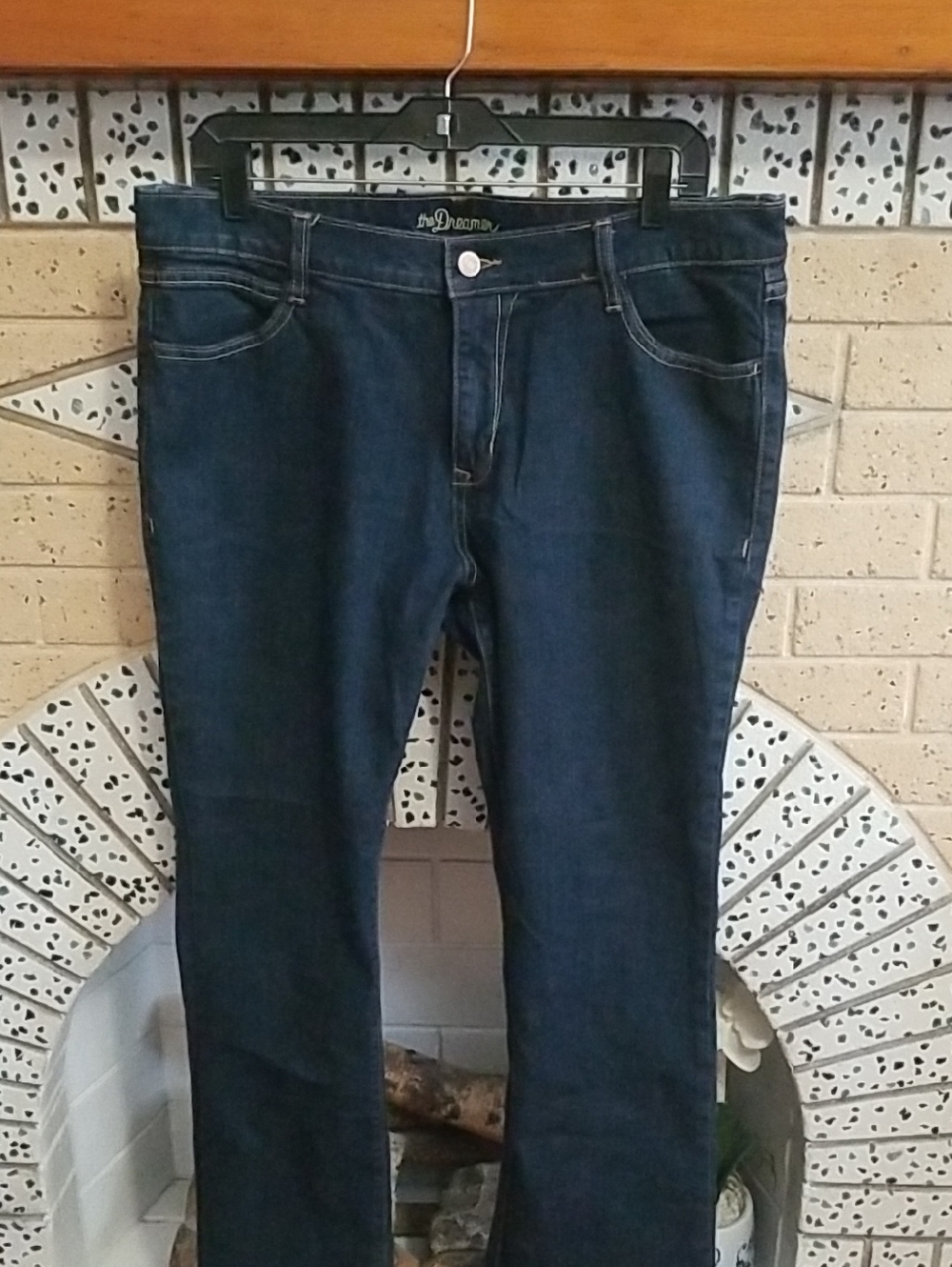 Old Navy Women's Dark Blue Boot-Cut Jeans